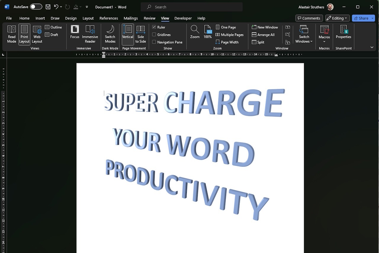 Super charge your Word productivity