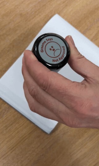 Not Approved Stamp