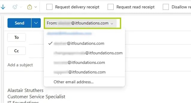 how to find your shared mailboxes in the new outlook 3