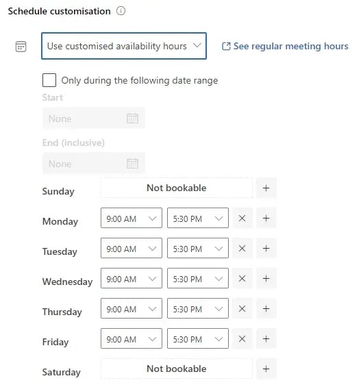 microsoft bookings - personal booking page - 4