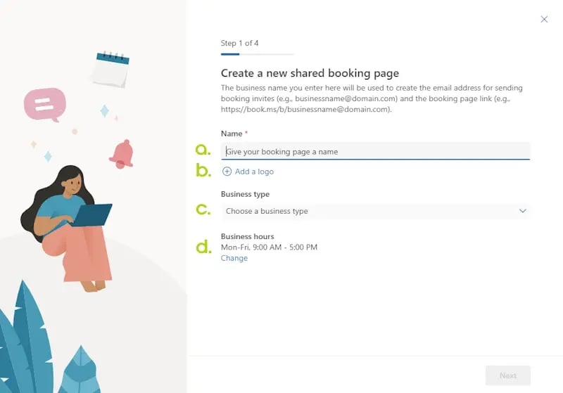 microsoft bookings - shared booking pages - 3