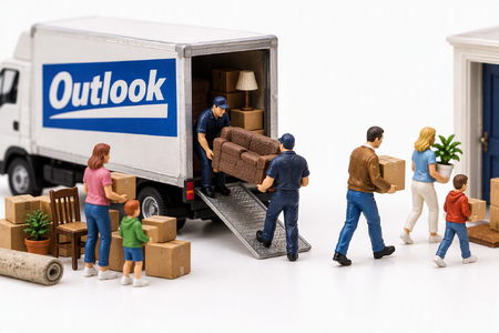Outlook moving house